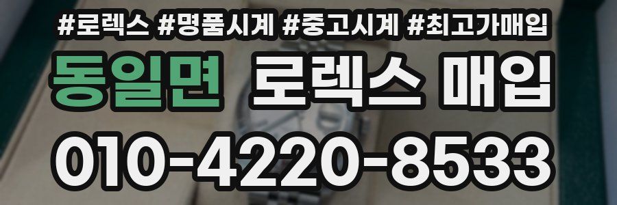 동일면 로렉스 매입