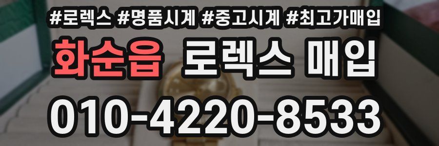 화순읍 로렉스 매입