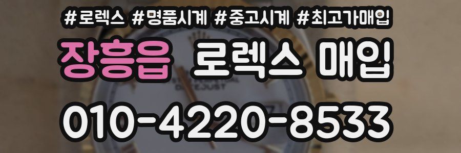 장흥읍 로렉스 매입