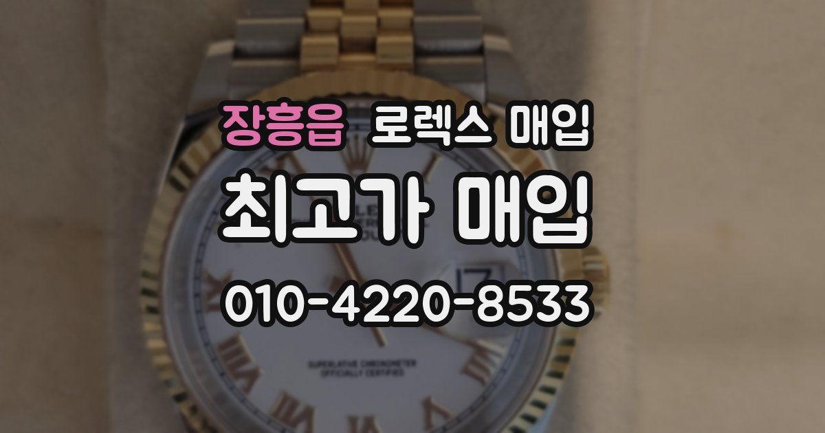 장흥읍 로렉스 매입