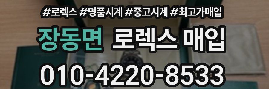 장동면 로렉스 매입