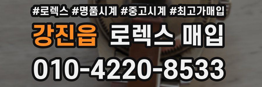 강진읍 로렉스 매입