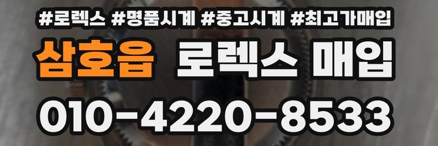 삼호읍 로렉스 매입