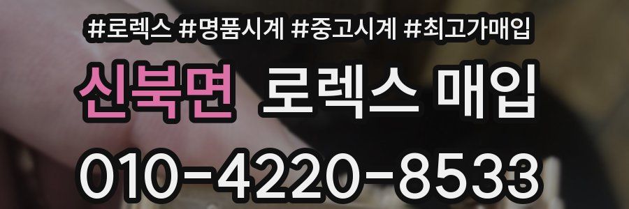 신북면 로렉스 매입