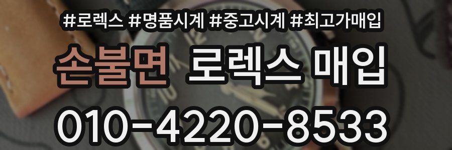 손불면 로렉스 매입