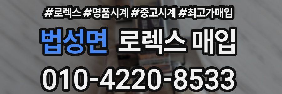 법성면 로렉스 매입