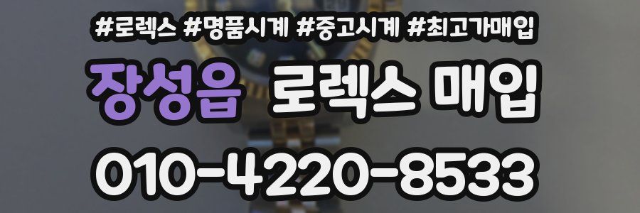 장성읍 로렉스 매입