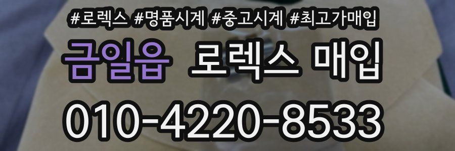 금일읍 로렉스 매입