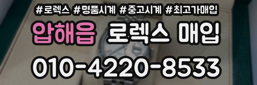 압해읍 로렉스 매입