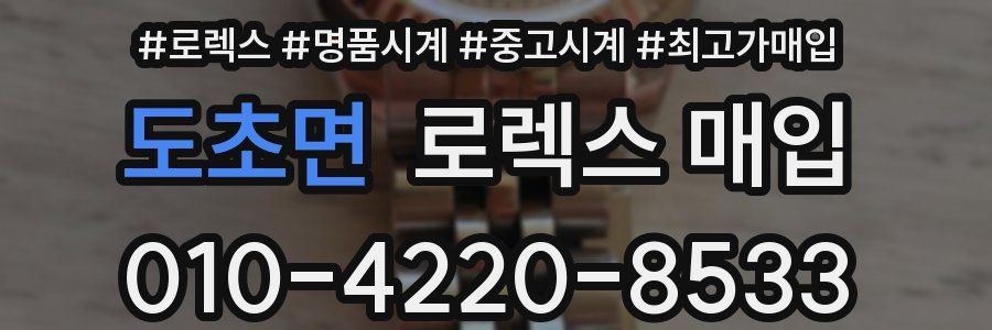 도초면 로렉스 매입