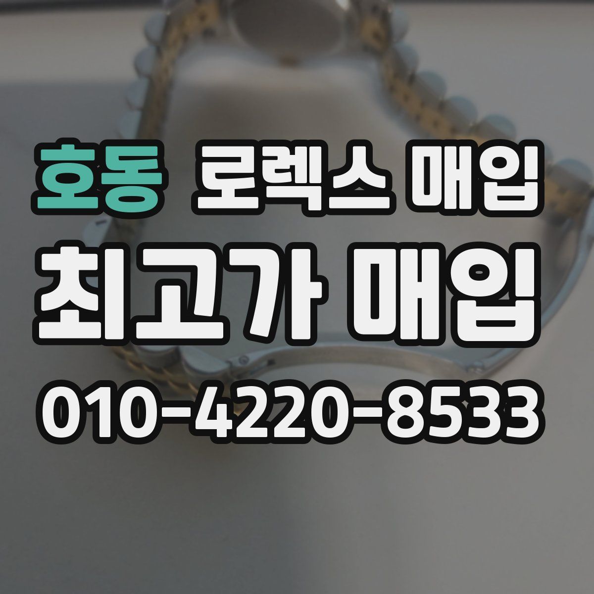 호동 로렉스 매입