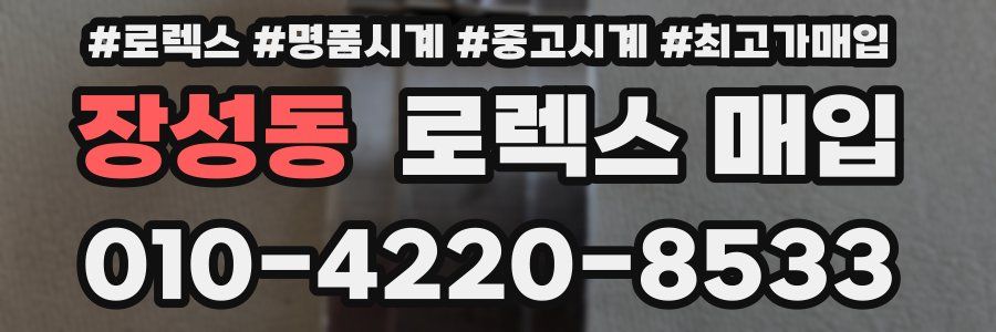 장성동 로렉스 매입