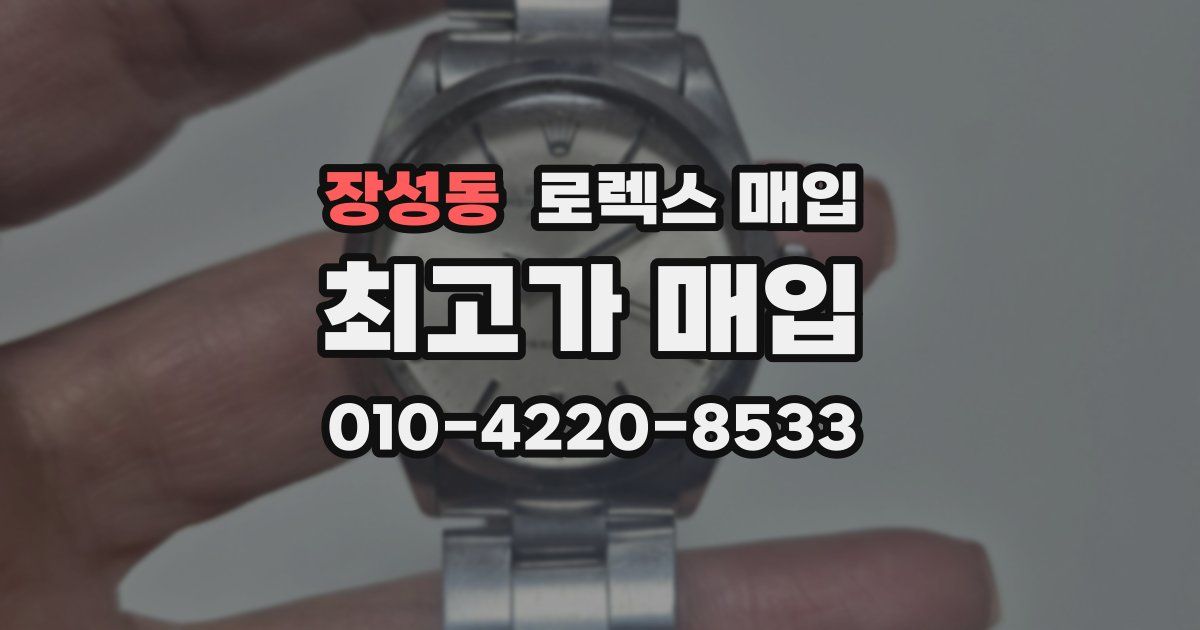 장성동 로렉스 매입