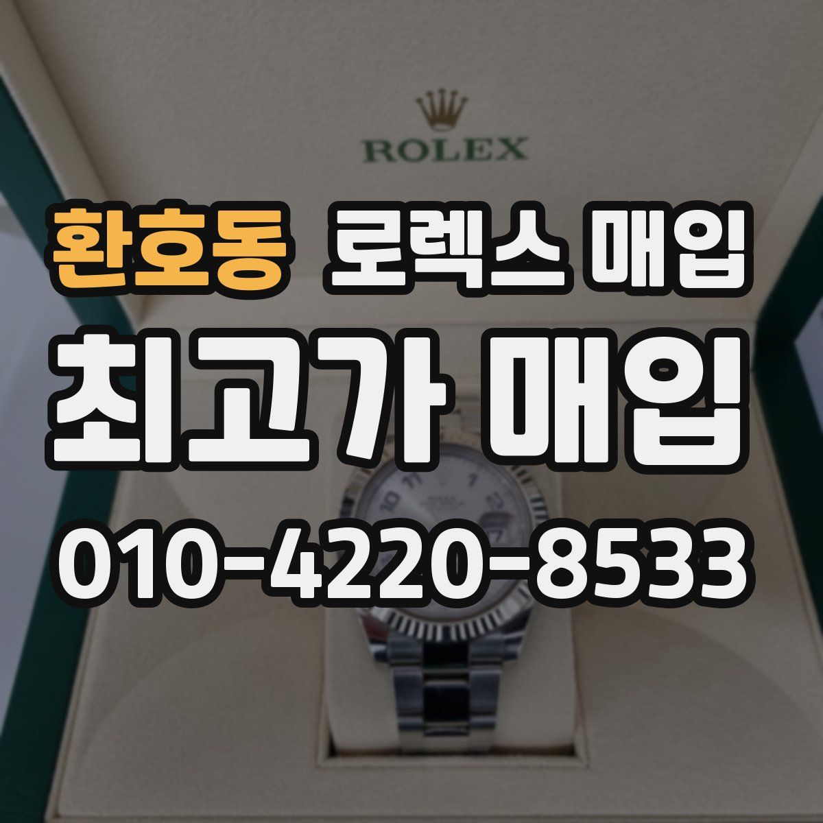 환호동 로렉스 매입