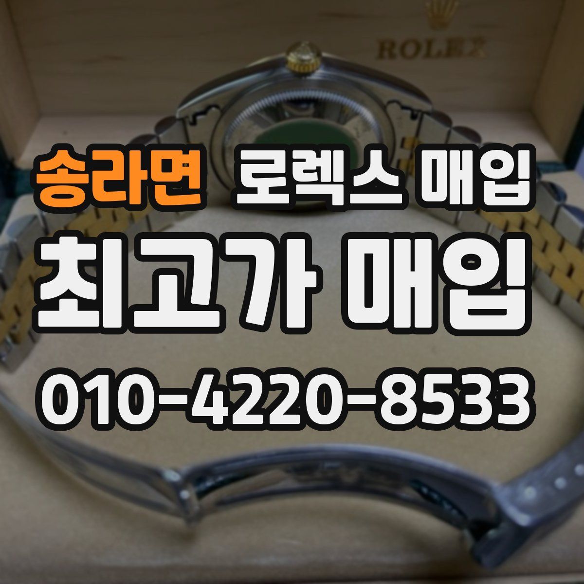 송라면 로렉스 매입