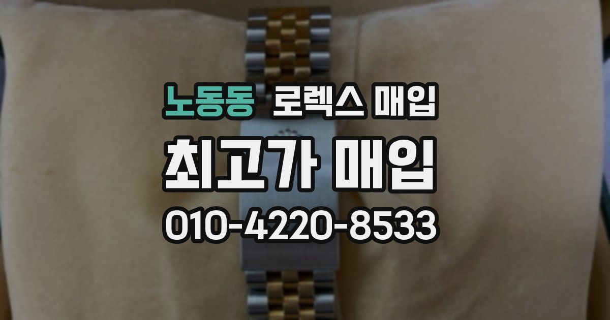 노동동 로렉스 매입