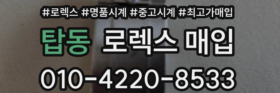 탑동 로렉스 매입