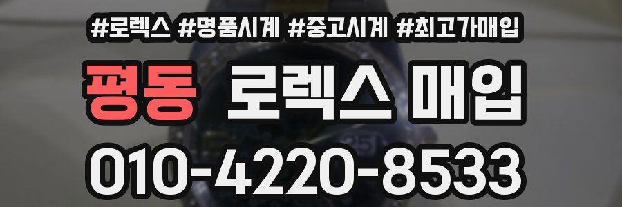 평동 로렉스 매입