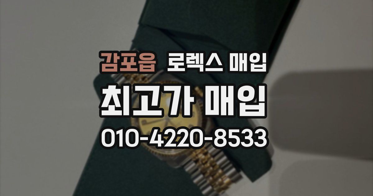 감포읍 로렉스 매입