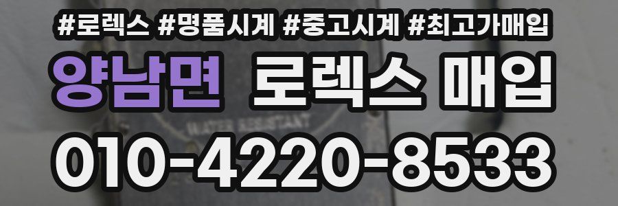 양남면 로렉스 매입