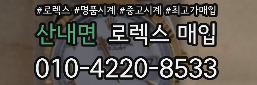 산내면 로렉스 매입