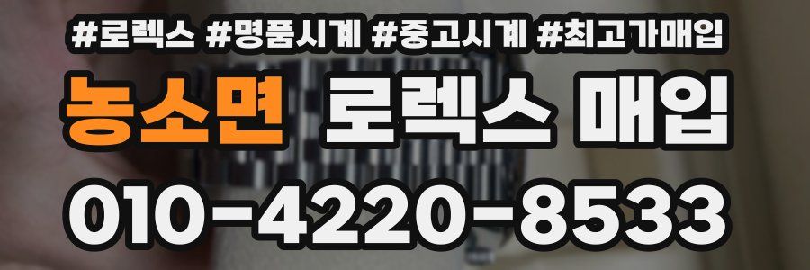 농소면 로렉스 매입