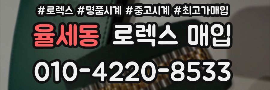 율세동 로렉스 매입