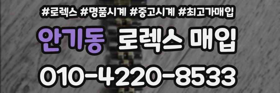 안기동 로렉스 매입