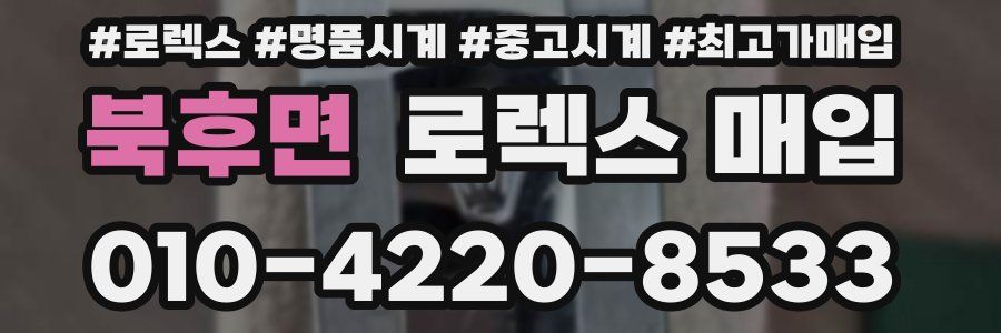 북후면 로렉스 매입