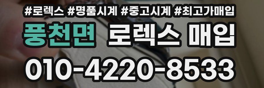 풍천면 로렉스 매입