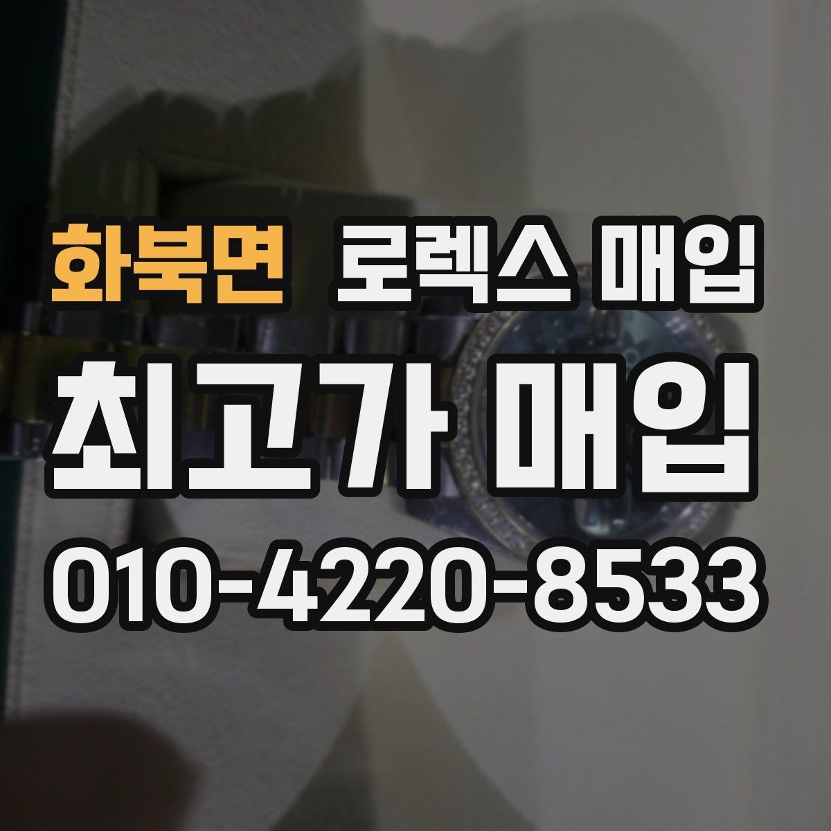화북면 로렉스 매입 보증서 날짜가 시세에 미치는 영향