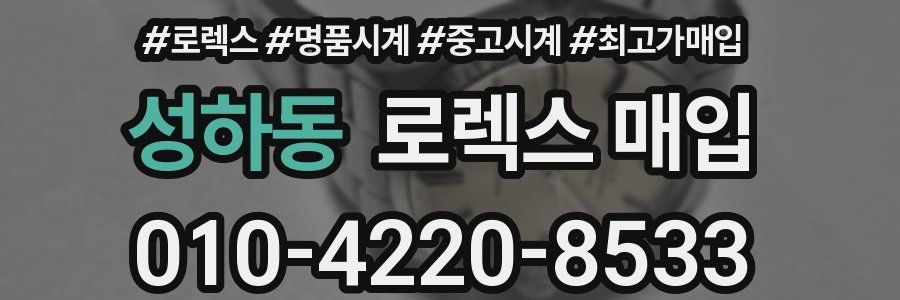 성하동 로렉스 매입