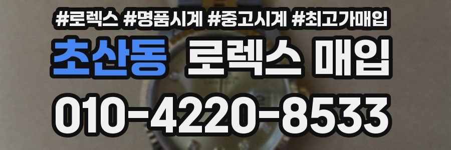 초산동 로렉스 매입