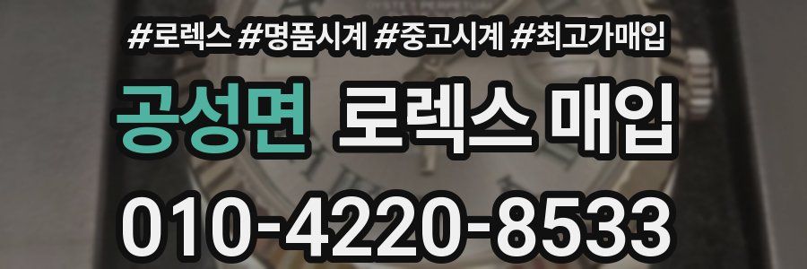 공성면 로렉스 매입