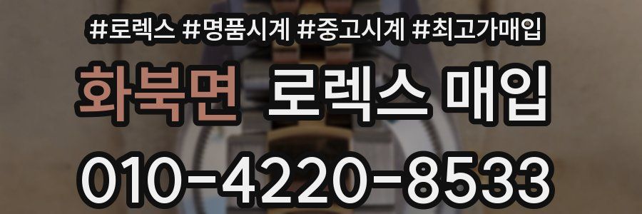 화북면 로렉스 매입