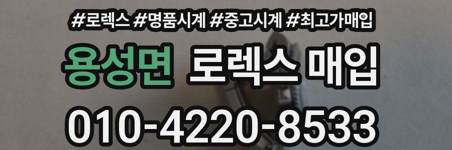 용성면 로렉스 매입