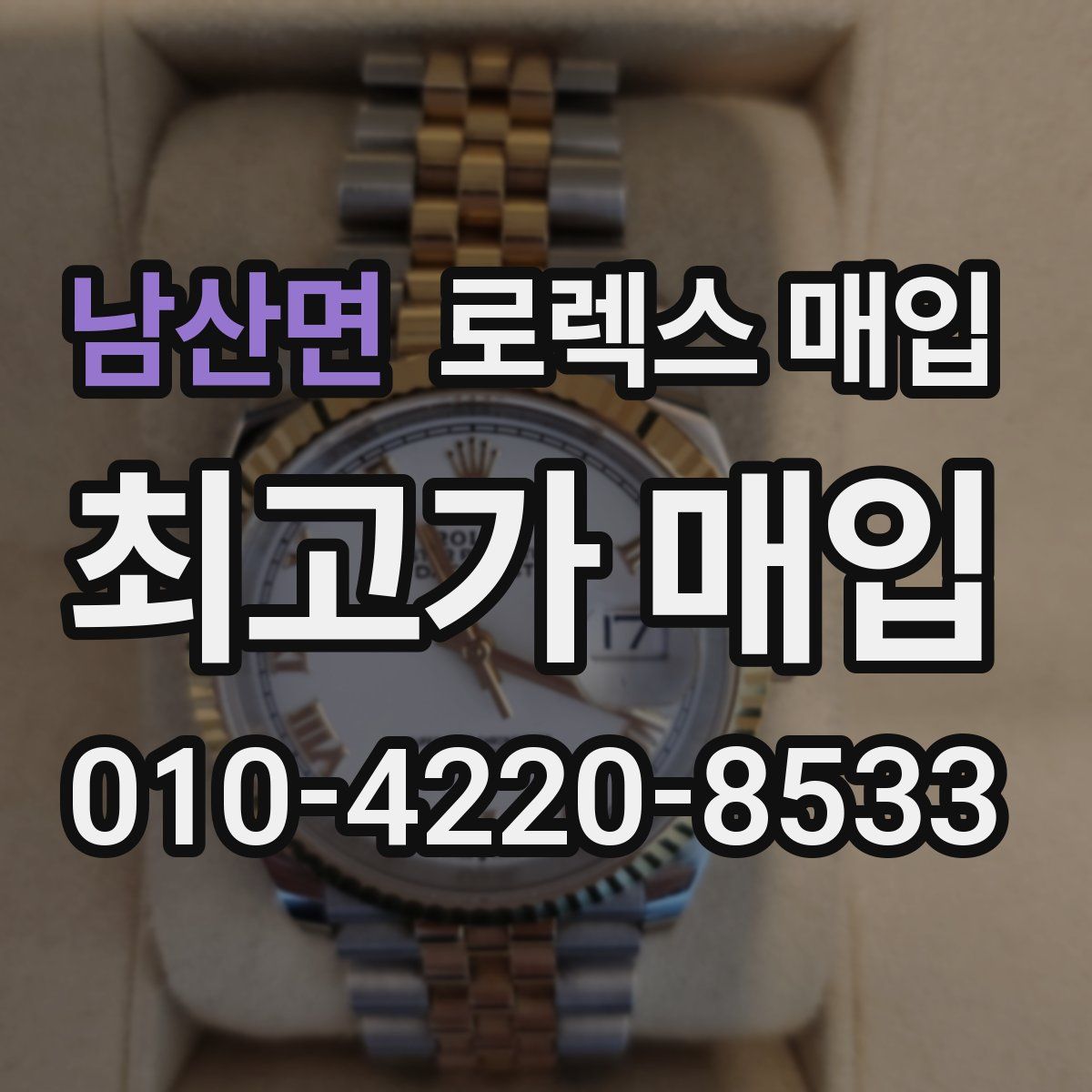 남산면 로렉스 매입