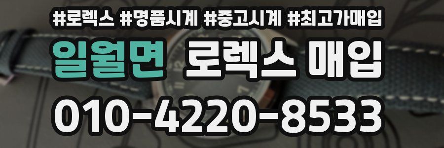 일월면 로렉스 매입