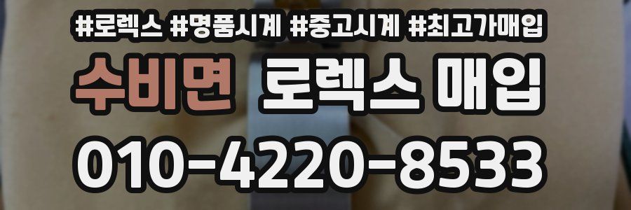 수비면 로렉스 매입