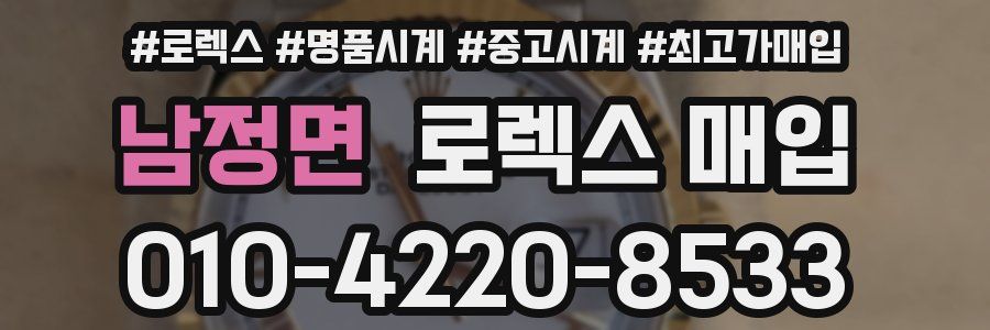 남정면 로렉스 매입