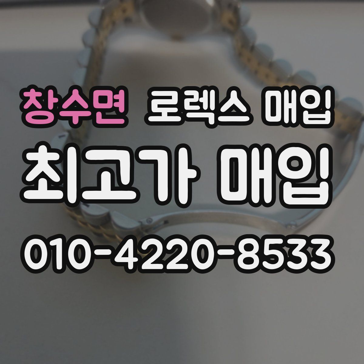 창수면 로렉스 매입