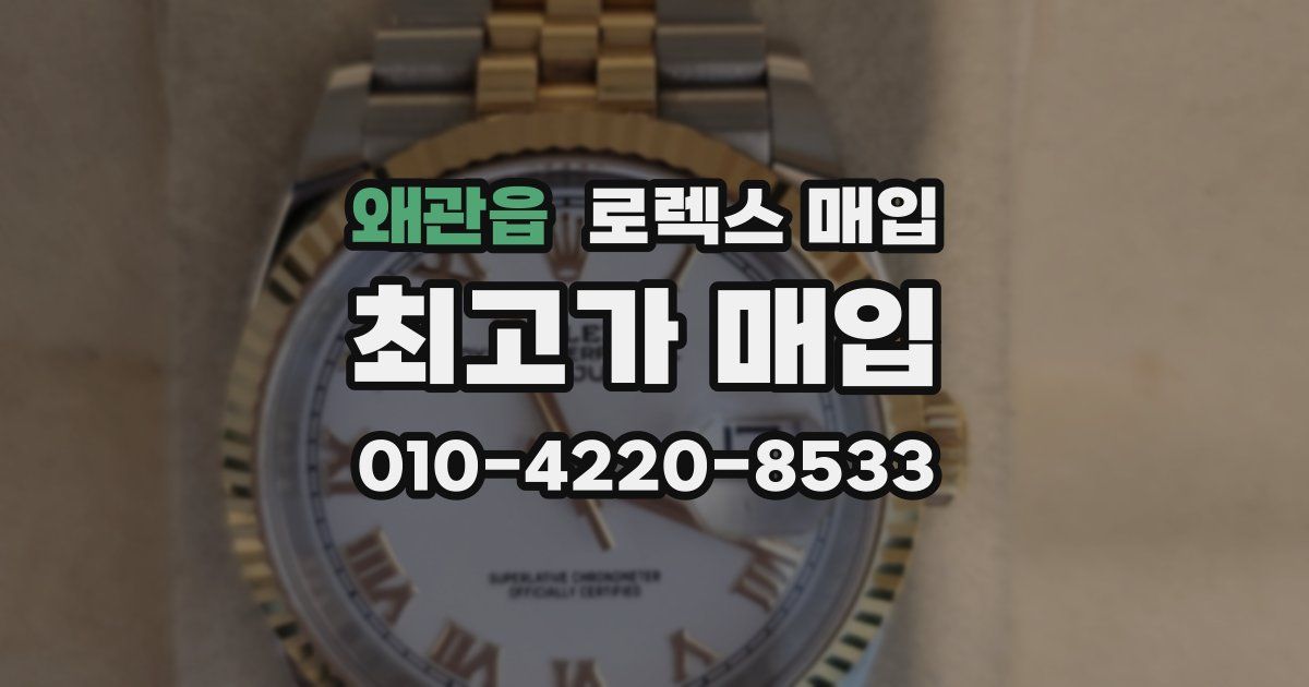 왜관읍 로렉스 매입