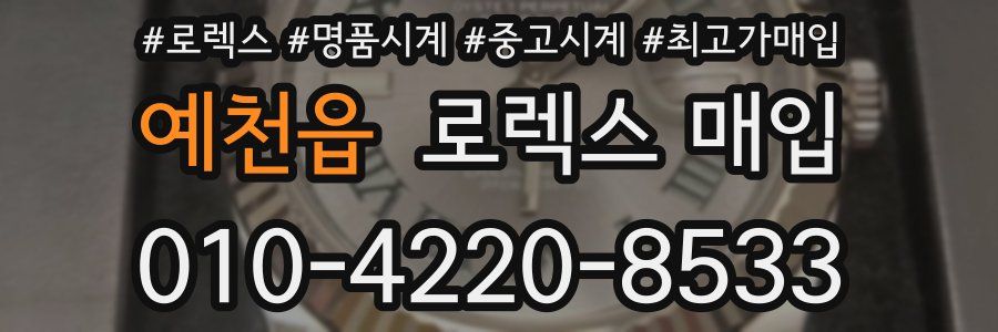 예천읍 로렉스 매입