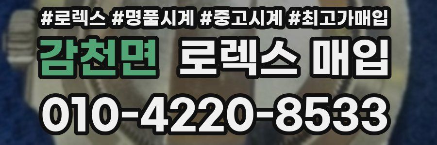 감천면 로렉스 매입