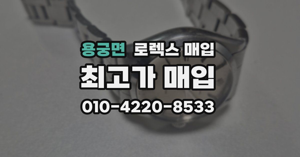 용궁면 로렉스 매입