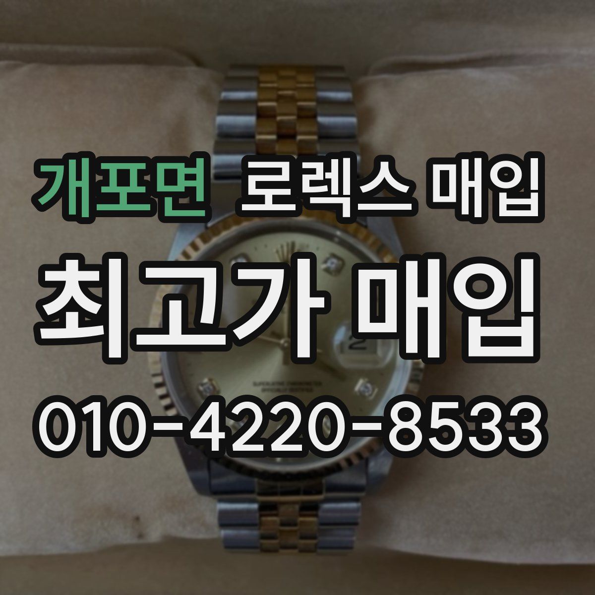 개포면 로렉스 매입
