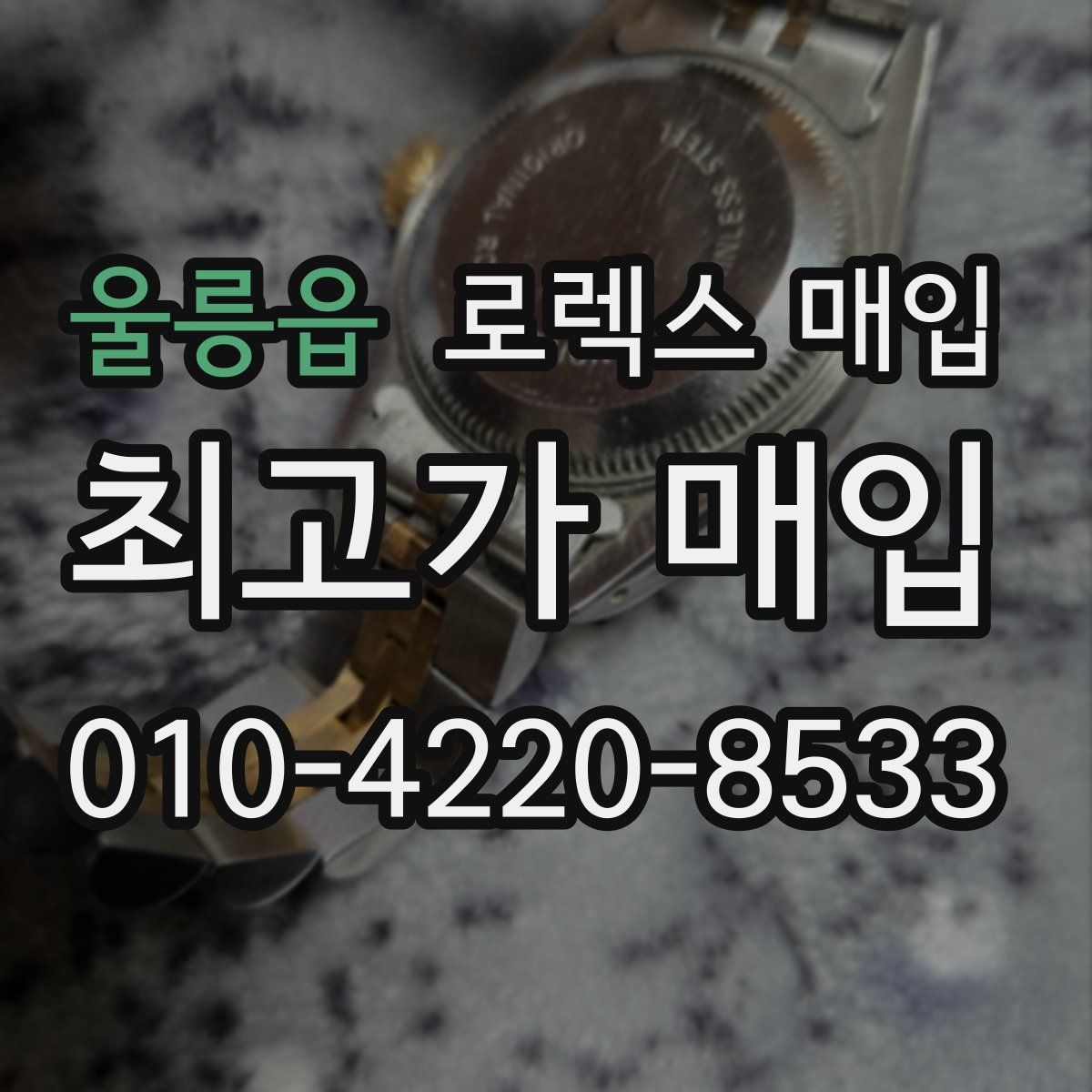 울릉읍 로렉스 매입