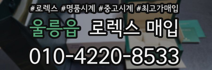 울릉읍 로렉스 매입