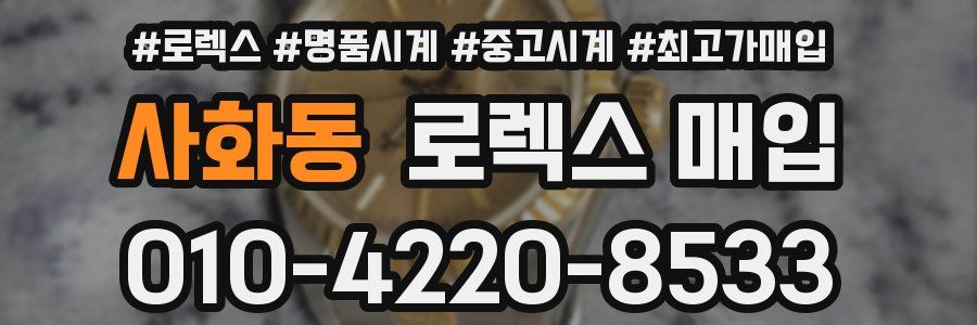 사화동 로렉스 매입