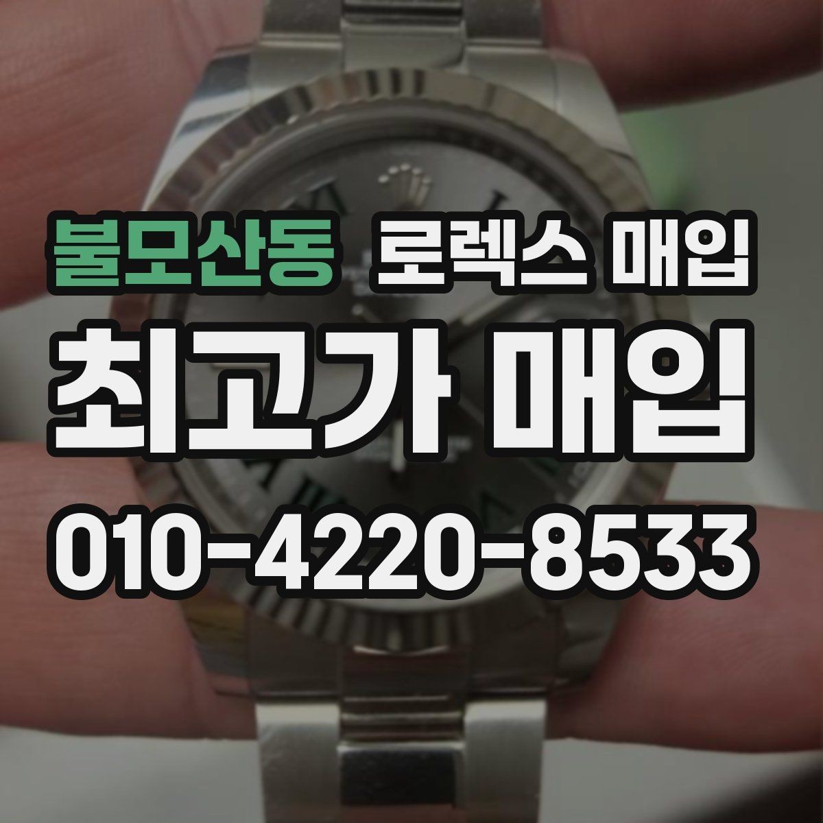 불모산동 로렉스 매입 모델명을 모르겠다면 확인할 곳